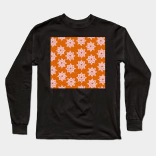 Golden christmas stars Long Sleeve T-Shirt